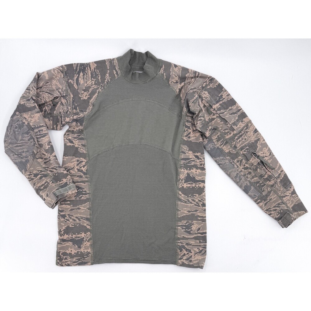 Massif Shirt Mens Medium Camo Camouflage FR Flame Resistant Combat USAF